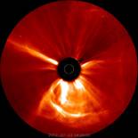 In 2012, satellites tracked this coronal mass injection from the sun as it barely missed earth.