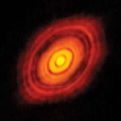 Image of HL Tauri’s protoplanetary disk. 
